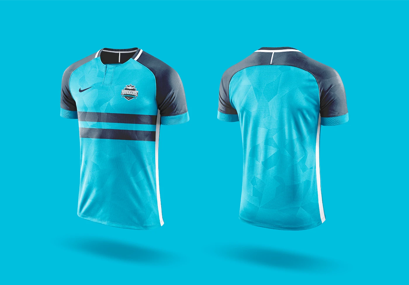 Camisas esportivas nas cores da marca Hardcore Game Channel
